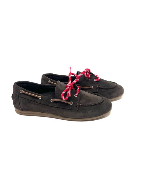 Mocassino donna vela IL LACCIO | GM01CAMOSCIOT.MORO